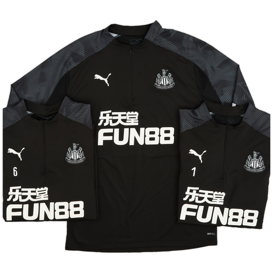 2019-20 Newcastle Player Issue 1/4 Zip Training Top # - 3/10 - (M)