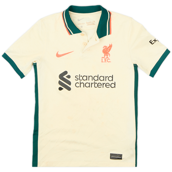 2021-22 Liverpool Away Shirt - 7/10 - (S.Boys)