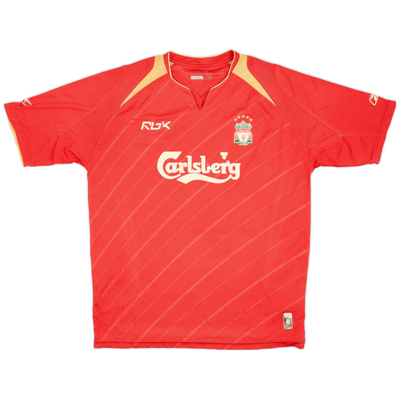 2005-06 Liverpool CL Home Shirt - 5/10 - (L)