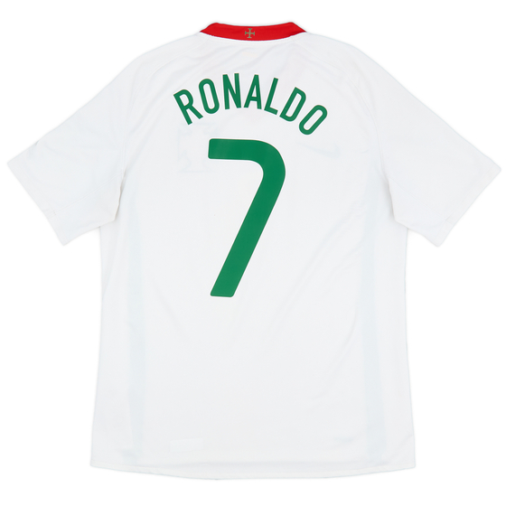 2008-10 Portugal Away Shirt Ronaldo #7 - 7/10 - (M)