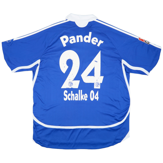 2007-08 Schalke Home Shirt Pander #24 - 5/10 - (XXL)