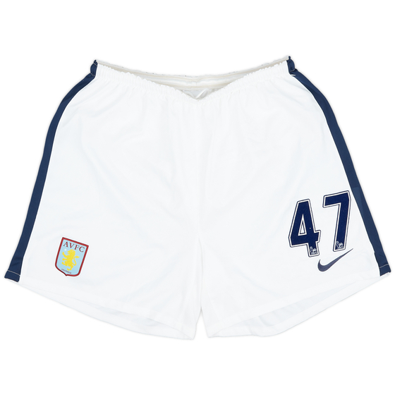 2009-10 Aston Villa Player Issue Away Shorts #47 - 9/10 - (XL)