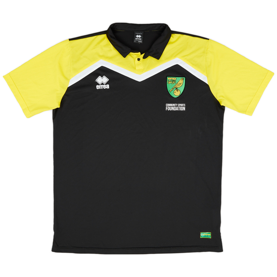 2016-17 Norwich City Errea Training Polo Shirt - 8/10 - (3XL)