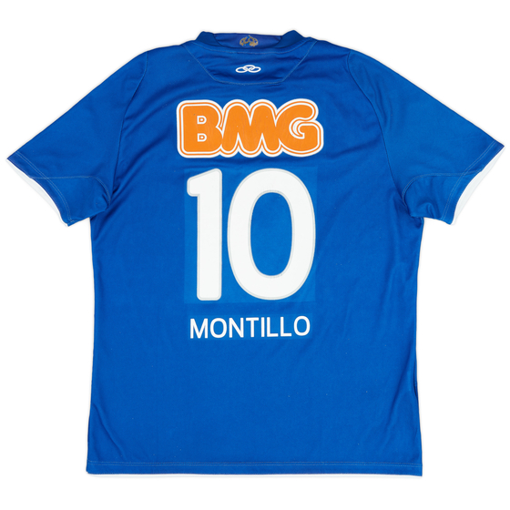 2012 Cruzeiro Home Shirt Montillo #10 - 8/10 - (S)