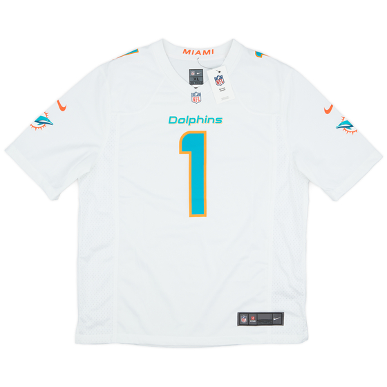 2020-23 Miami Dolphins Tagovailoa #1 Nike Game Away Jersey (XL)
