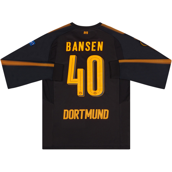 2017-18 Borussia Dortmund Match Issue Europa League GK Shirt Bansen #40 XL