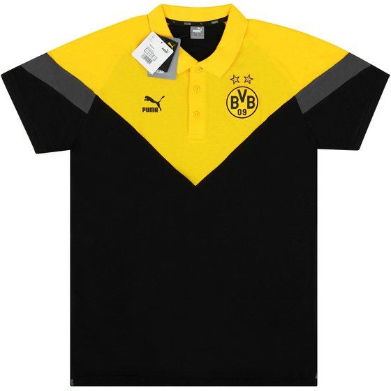 2019-20 Borussia Dortmund Puma Iconic Polo T-Shirt
