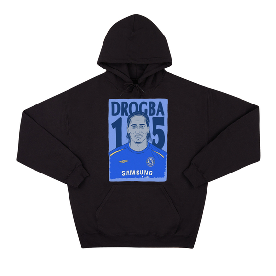 2005-06 Chelsea Drogba #15 Premier League Icons Hooded Top