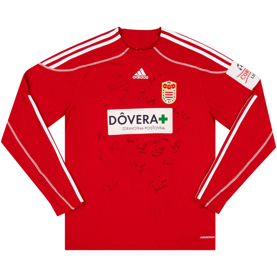 2010-11 Dukla Banská Bystrica Match Issue Signed Home L/S Shirt Gajdoš #17
