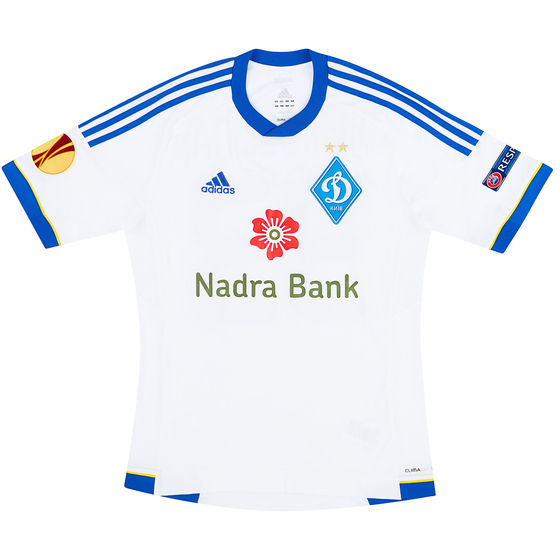 2013-14 Dynamo Kyiv Match Issue Europa League Home Shirt Tremoulinas #33