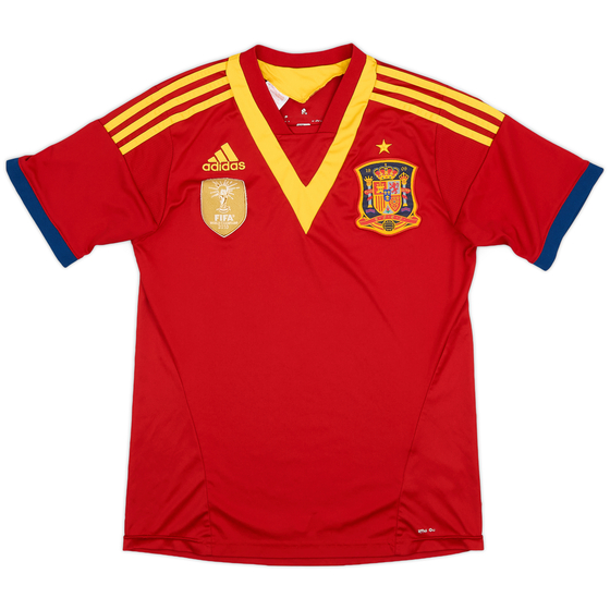 2013 Spain Confederation Cup Home Shirt - 7/10 - (L.Boys)