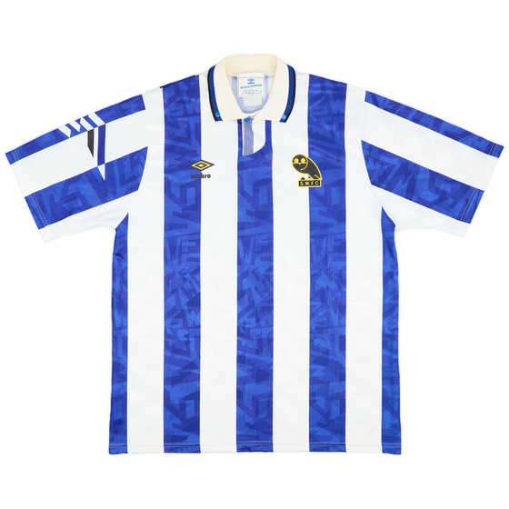 1991-93 Sheffield Wednesday Home Shirt - 8/10 - (XL)