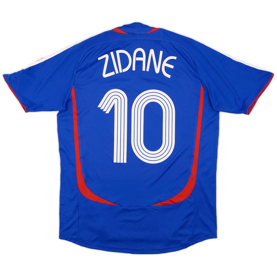 2006-07 France Home Shirt Zidane #10 - 8/10 - (M)