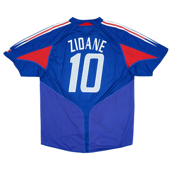 2004-06 France Home Shirt Zidane #10 - 6/10 - (XXL)