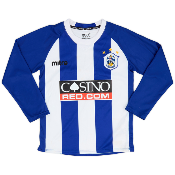 2007-08 Huddersfield Home L/S Shirt - 5/10 - (M.Boys)