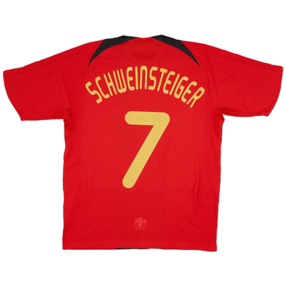 2008-09 Germany Away Shirt Schweinsteiger #7 - 8/10 - (XL.Boys)