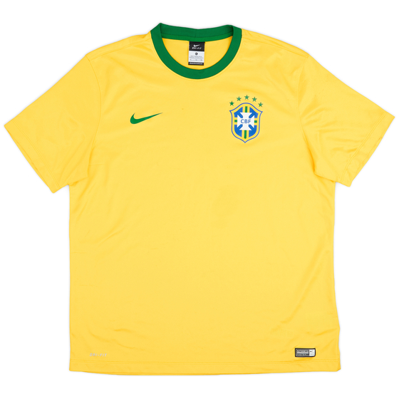 2014-15 Brazil Basic Home Shirt - 5/10 - (XL)