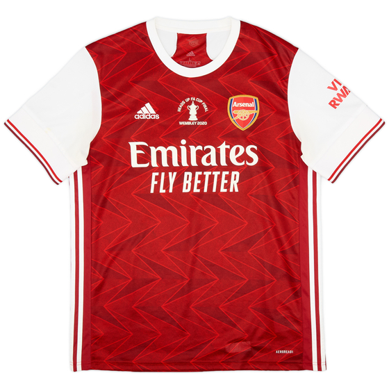 2020-21 Arsenal 'FA Cup Winners' Home Shirt 'Always Forward' #14 - 10/10 - (L)