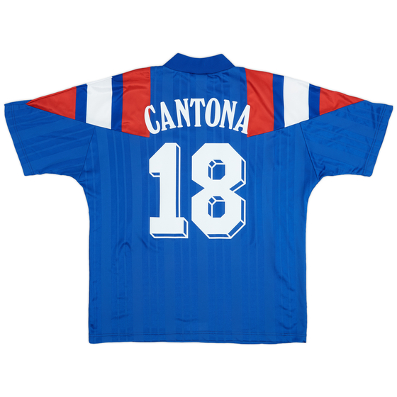 1992-94 France Home Shirt Cantona #18 - 9/10 - (L)