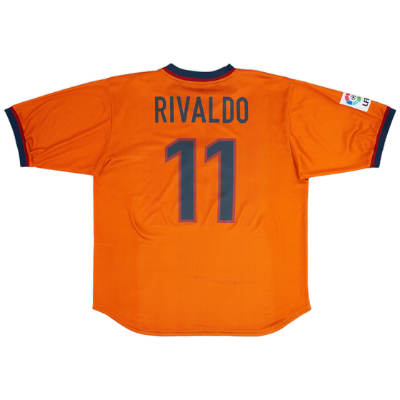 1998-99 Barcelona Third Shirt Rivaldo #11 - 8/10 - (XL)