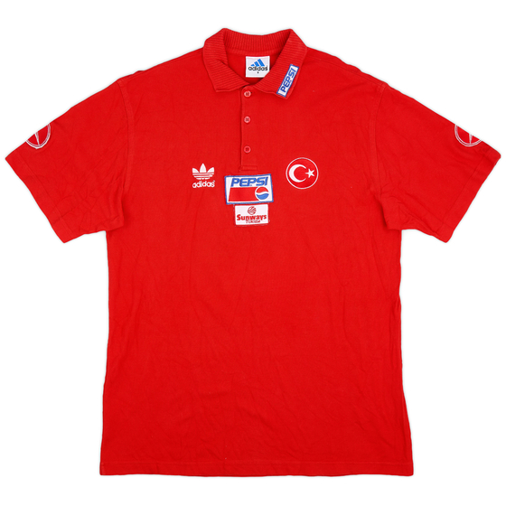 1996-98 Turkey adidas Polo Shirt - 10/10 - (L)