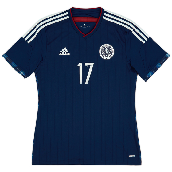 2014-15 Scotland Player Issue Home Shirt #17 - 10/10 - (L)