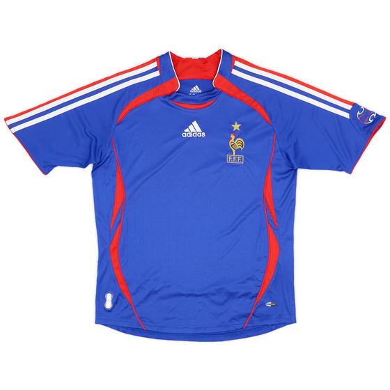 2006-07 France Home Shirt - 9/10 - (L.Boys)