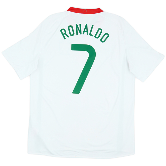2008-10 Portugal Away Shirt Ronaldo #7 - 7/10 - (L)