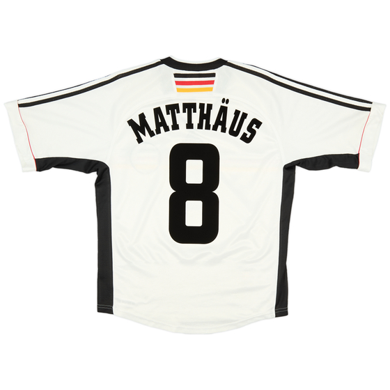 1998-00 Germany Home Shirt Matthaus #8 - 6/10 - (S)