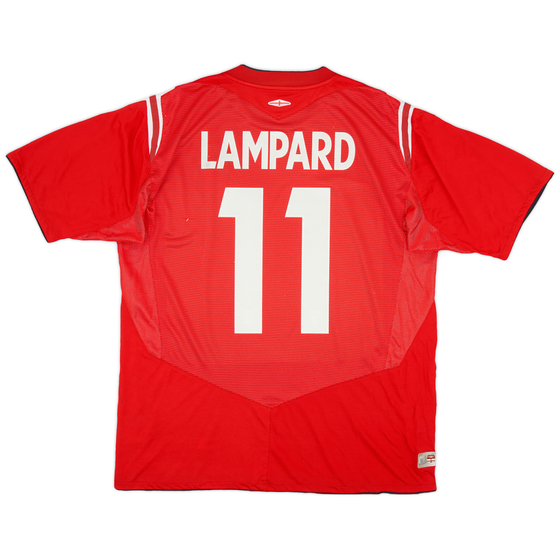 2004-06 England Away Shirt Lampard #11 - 7/10 - (XL)