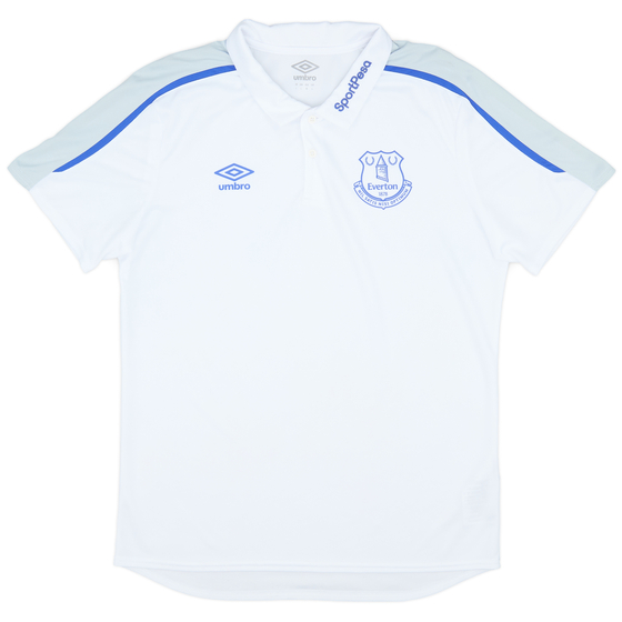 2019-20 Everton Umbro Polo T-Shirt (As New)