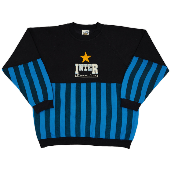 1990-91 Inter Milan Le Felpe Dei Grandi Sweat Top - 8/10 - (XL)
