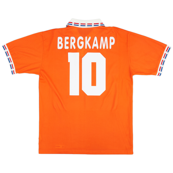 1996 Netherlands Home Shirt Bergkamp #10 - 8/10 - (XL)
