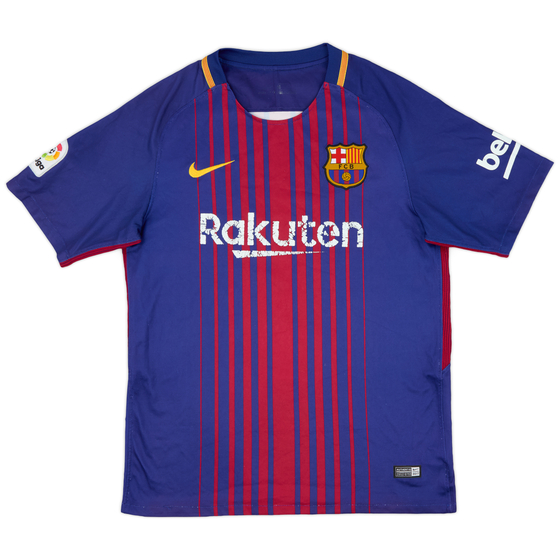 2017-18 Barcelona Home Shirt - 3/10 - (M)