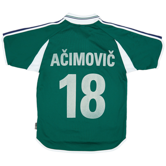 2000-02 Slovenia Away Shirt Acimovic #18 - 5/10 - (S)