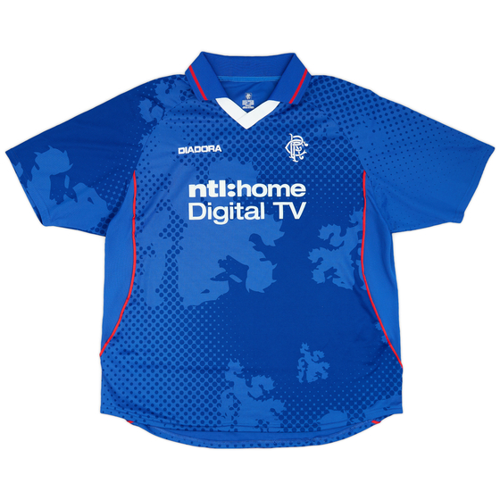 2002-03 Rangers Home Shirt - 8/10 - (XL)