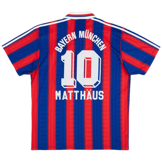 1995-97 Bayern Munich Home Shirt Matthaus #10 - 8/10 - (L)
