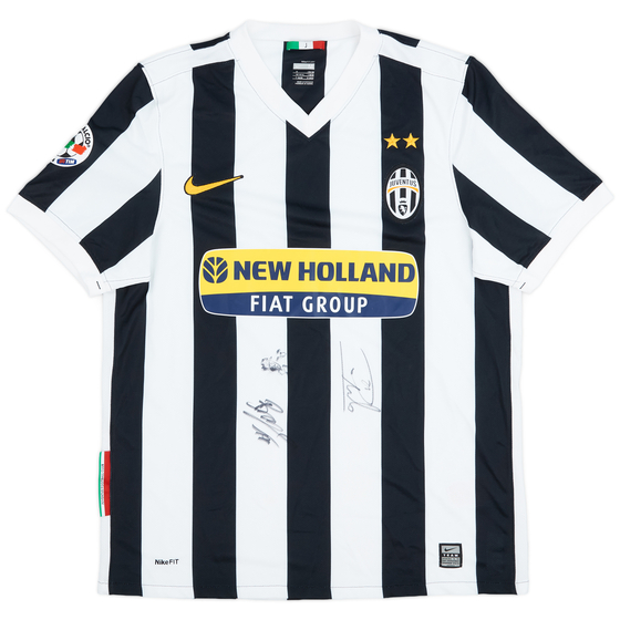 2009-10 Juventus Signed Home Shirt - 9/10 - (M)