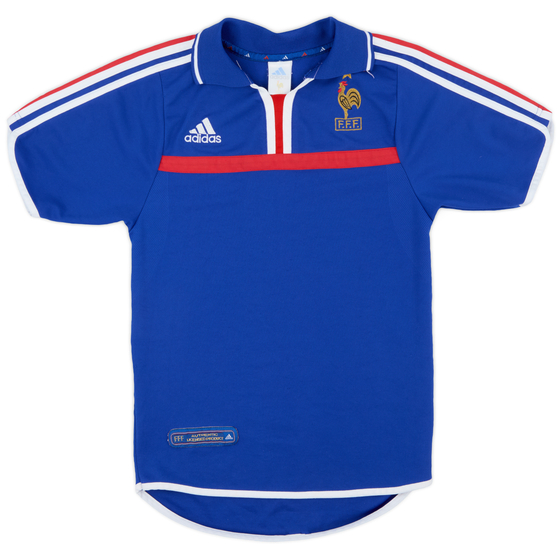 2000-02 France Home Shirt - 9/10 - (XXS)