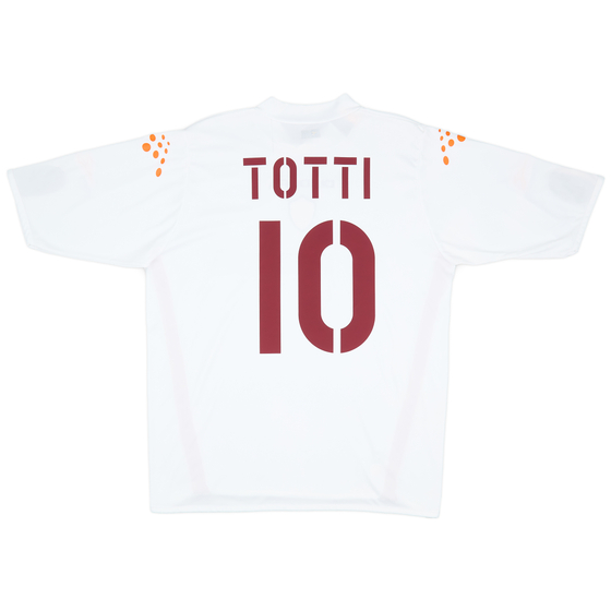 2003-04 Roma Away Shirt Totti #10 - 7/10 - (XL)