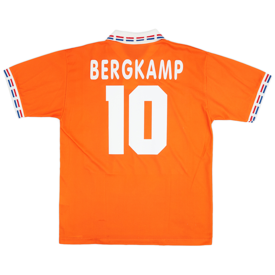 1996 Netherlands Home Shirt Bergkamp #10 - 8/10 - (XL)