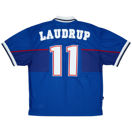 1997-99 Rangers Home Shirt Laudrup #11 - 8/10 - (XL)