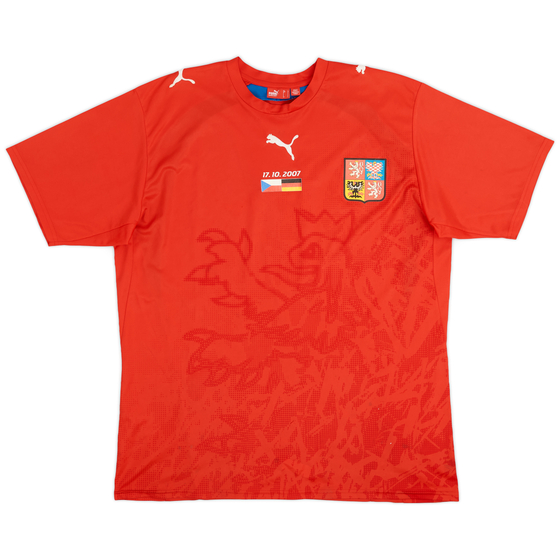 2006-08 Czech Republic 'vs Germany' Home Shirt - 9/10 - (L)
