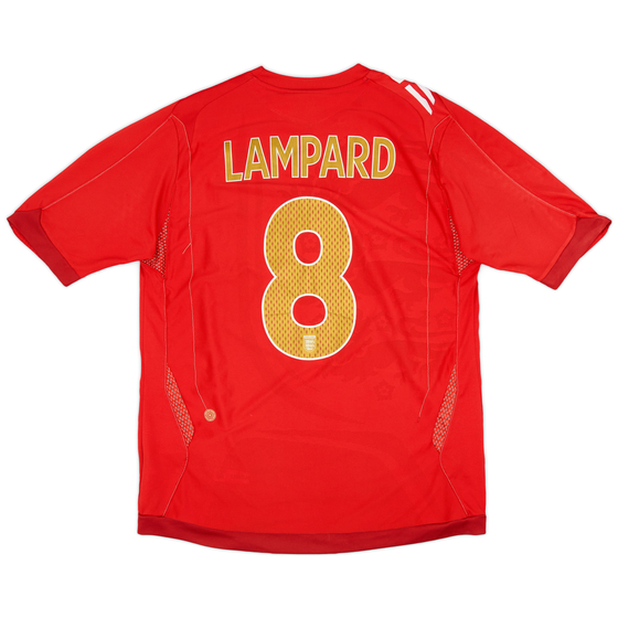 2006-08 England Away Shirt Lampard #8 - 7/10 - (L)