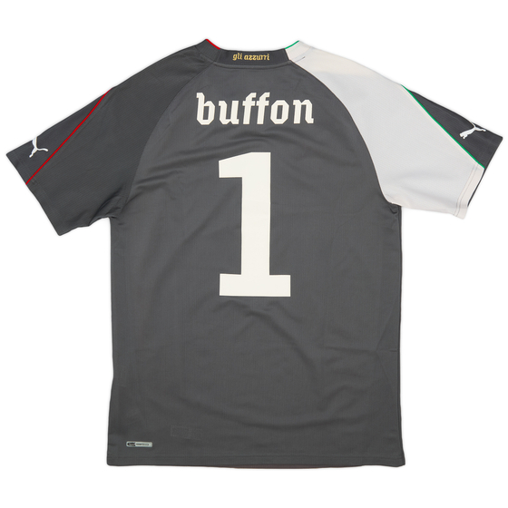 2010-12 Italy GK Shirt Buffon #1 - 9/10 - (M)