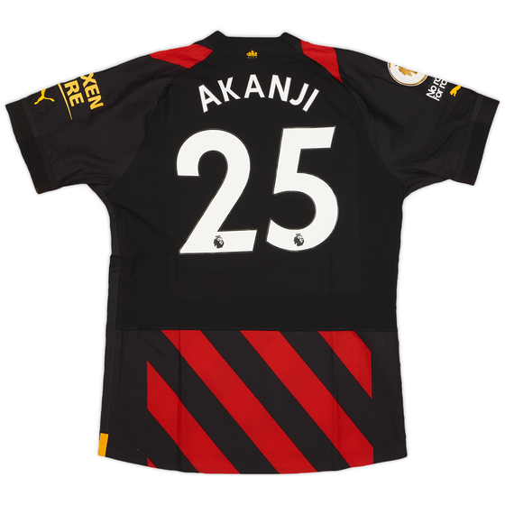 2022-23 Manchester City Match Issue Away Shirt Akanji #25