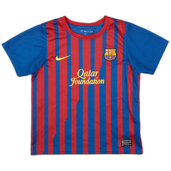2011-12 Barcelona Home Shirt - 8/10 - (S.Boys)