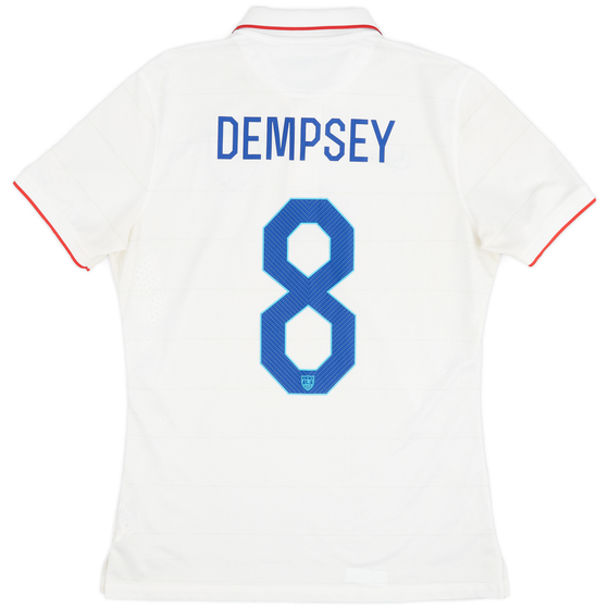 2014-15 USA Player Issue Home Shirt Dempsey #8 - 9/10 - (L)