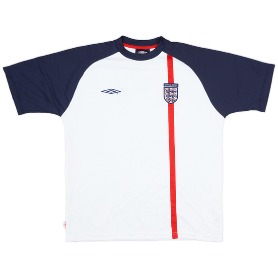 2002-04 England Umbro Training Shirt - 9/10 - (L)