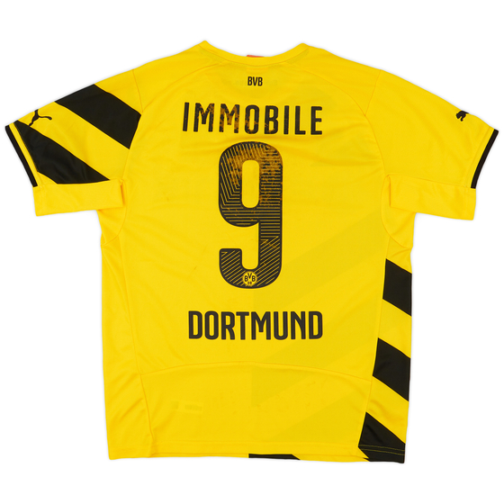 2014-15 Borussia Dortmund Home Shirt Immobile #9 - 5/10 - (M)
